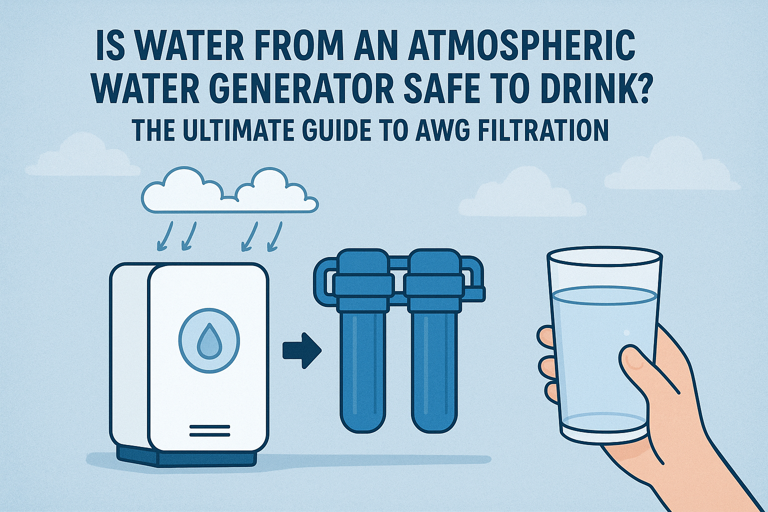 ¿Es seguro beber agua de un generador atmosférico? La guía definitiva sobre la filtración AWG